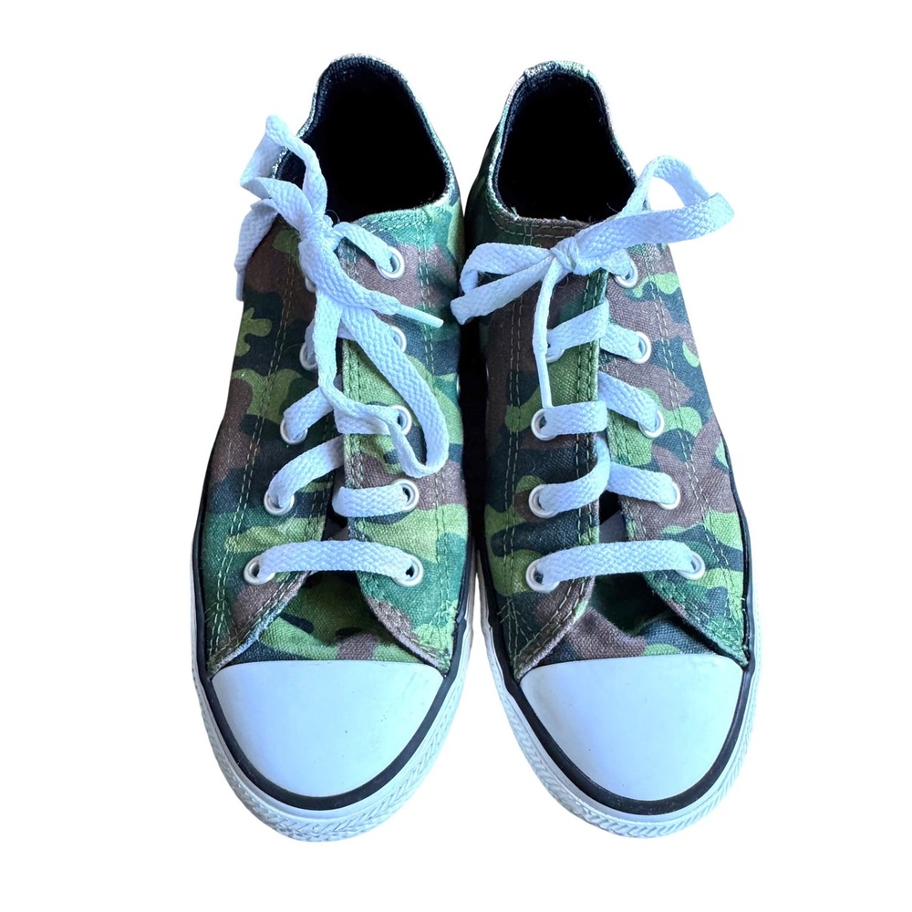 Converse Camo Green‎ Sneakers Size Youth 2